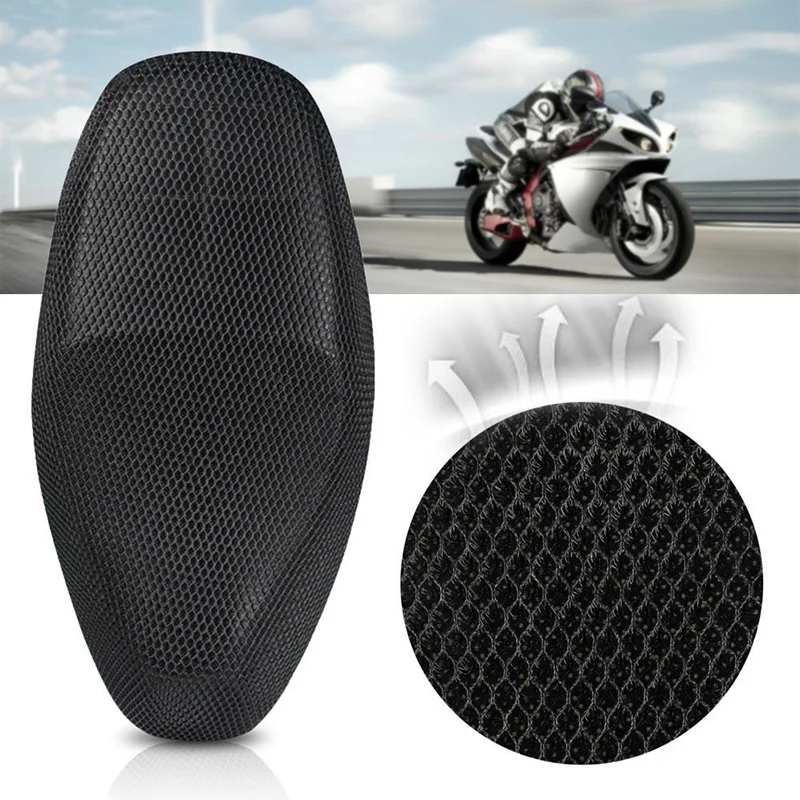 

XXXL 96x55cm 3D Motorcycle Electric Bike Net Seat Cover Cooling Protector Bike Accessories Car Styling