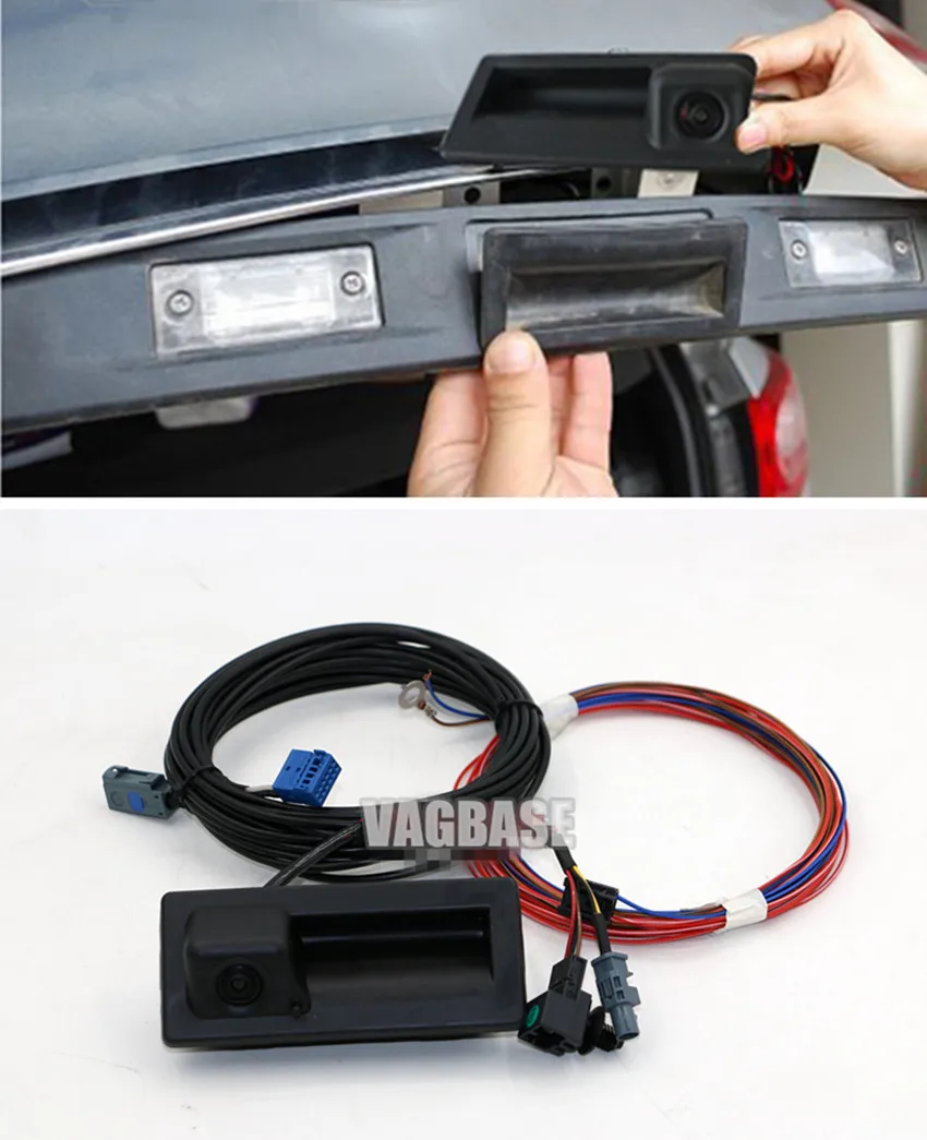 OEM MIB Reverse Camera RGB Rear View Backup Camera with Wiring for VW