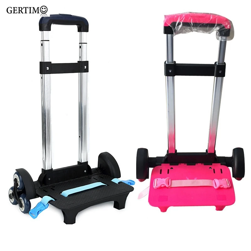 

3 Wheel Fold Pull Rod Bracket Roll Cart Trolley ,mochila infantil rodinha mochilas Backpacks School Bags easy climb the stairs