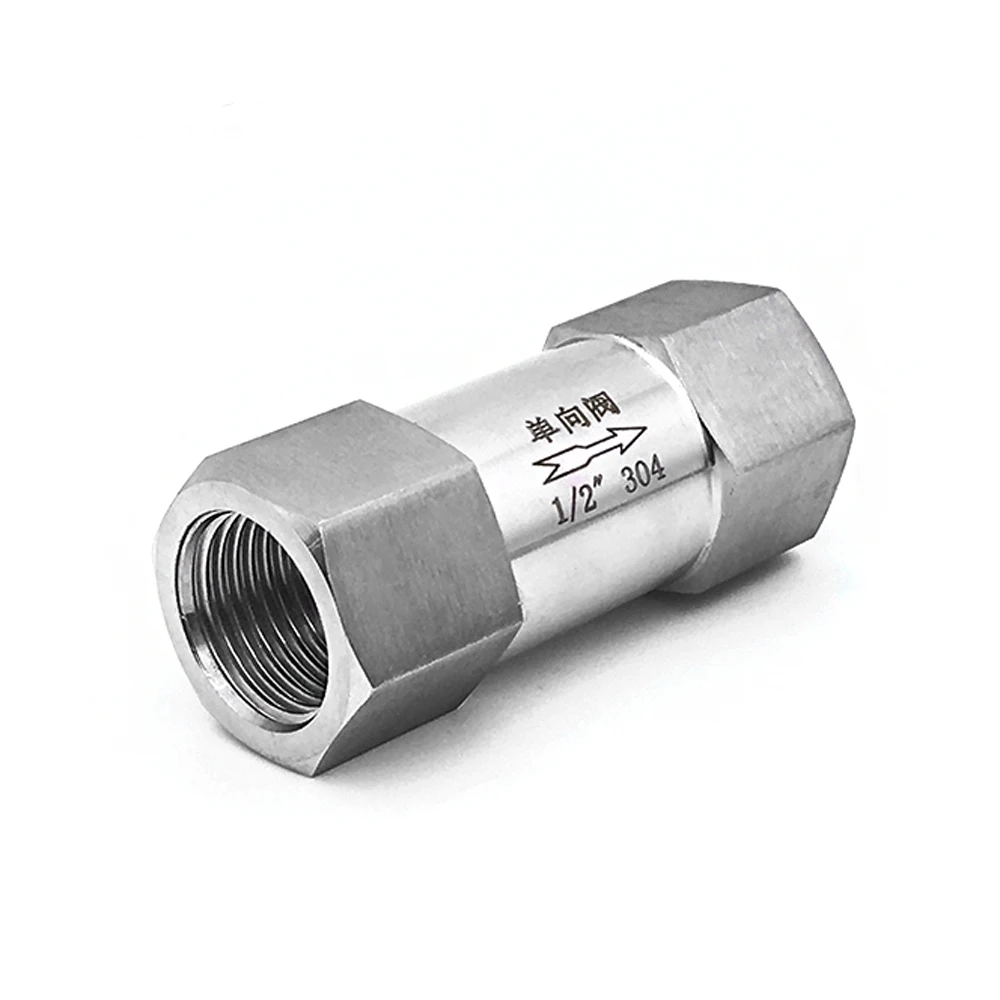 304 316 Stainless Steel Check Valve | One Way Valve - 1/8 1