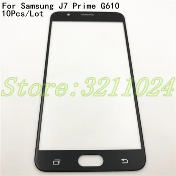 

10Pcs/Lot Touch Screen Lens For Samsung Galaxy J7 Prime G610 On7 2016 Front Outer Glass For J7Prime Cover Panel Replacement