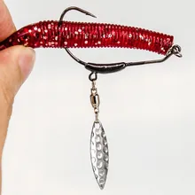 Рыболовные крючки 4 г, 5 г, 7 г, 3 шт./лот, из углеродистой стали, Техасский свинцовый крючок, новинка, спиннинговая ложка, Каролины, крючок для ловли окуня, щуки