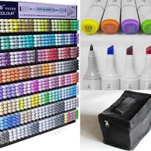 FINECOLOUR, для детей от 6 до 12 лет 24 36 48 60 72 192 240 Цвет установлен на спиртовой Эскиз маркер для белой доски Сумка Манга графическое EF100