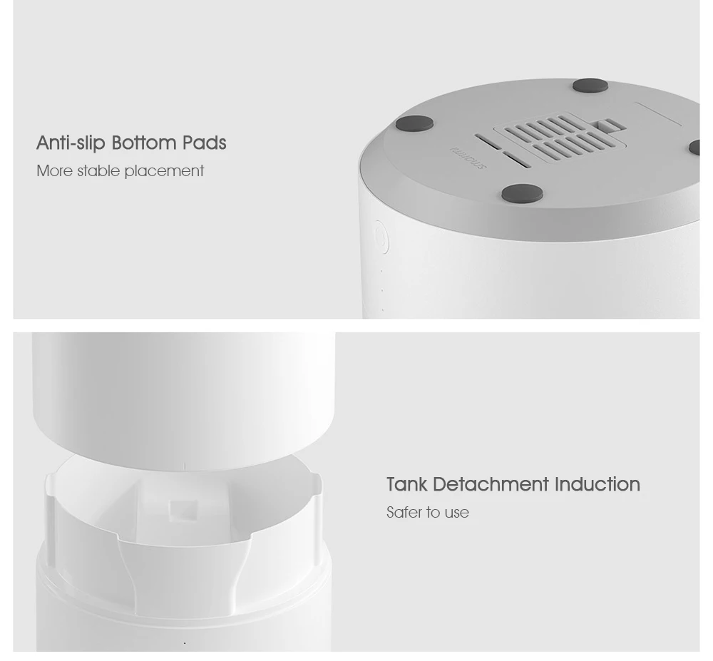 XiaoMi Smartmi увлажнитель с высоким распылением воды тумана, умный очиститель тонких облаков, Автоматическое отключение питания