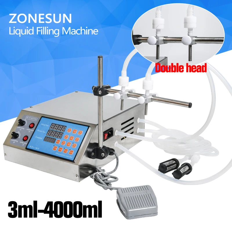 Electric Digital Control Pump Liquid Filling Machine 0 5 4000ml For Liquid Perfume Water Juice Essential