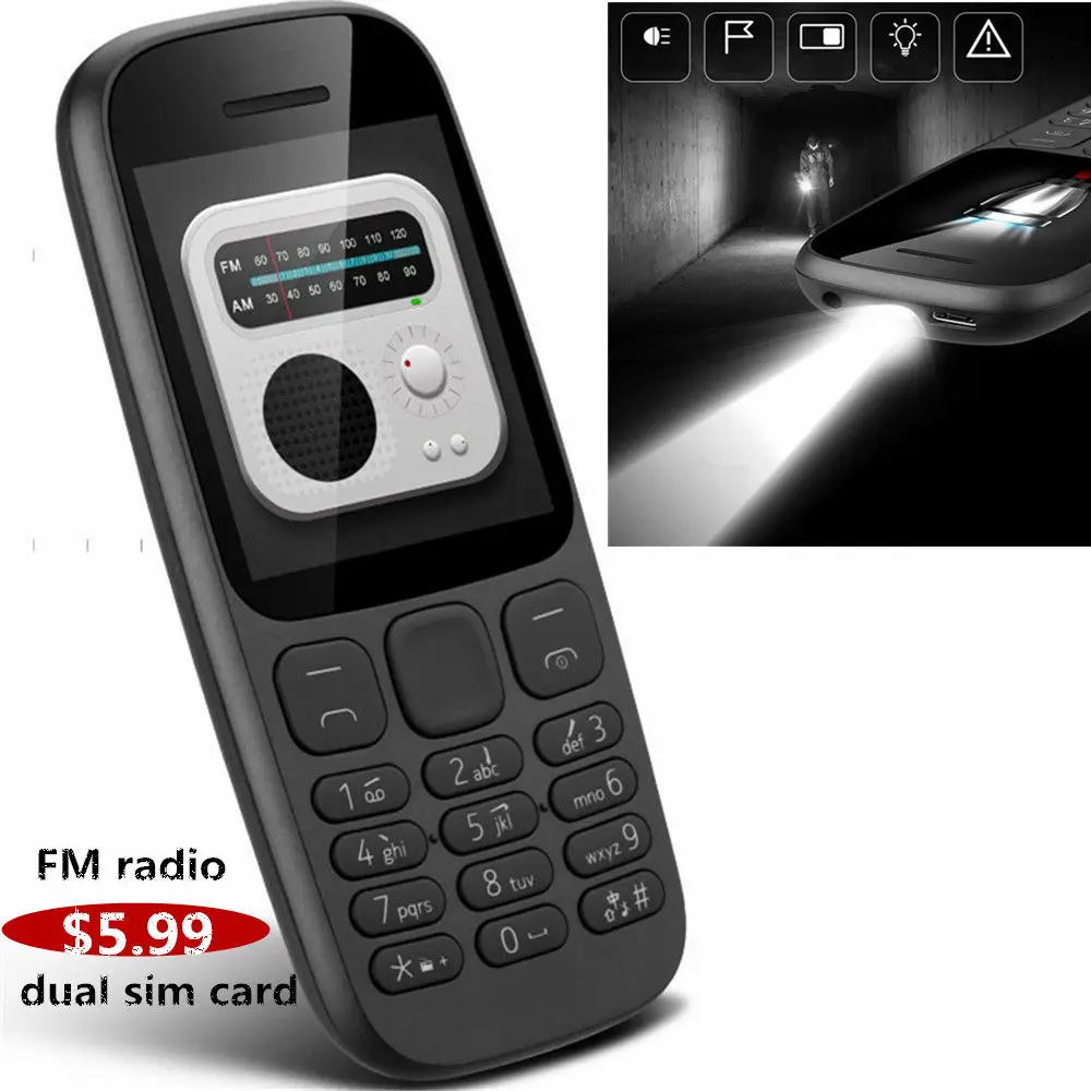 Дешевые мобильные мини телефоны карманные разблокированные 2G GSM FM камера 2SIM 1 8
