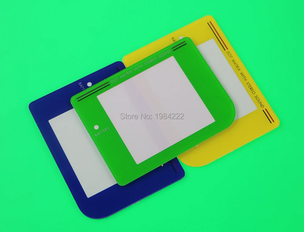 2 шт./лот Высококачественная цветная защитная пластиковая линза для экрана Gameboy GB
