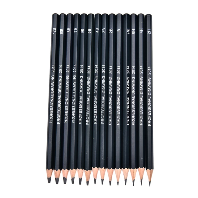 Sketch Pencils Hb 2b 4b 6b 8b 10b  Drawing Pencils Hb 2b 4b 6b -  10/12/14pcs - Aliexpress