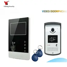 Yobang Security freeship 4.3 “Video Door Color Video Monitor Kit Video Door Phone Video Intercom Door bell Doorbell Night Vision