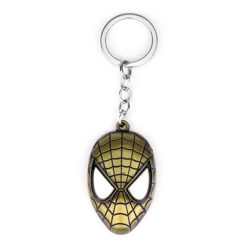 Ретро Веном супергерой брелки винтажный Человек-паук далеко от дома костюм брелок для ключей с логотипом автомобиля для мужчин сувенирные украшения - Цвет: k92-3
