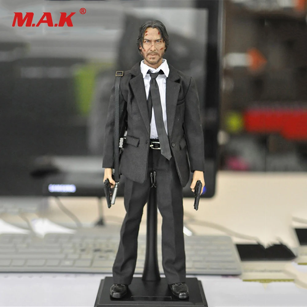 1:6 масштаб полный набор Мужская фигурка KMF037 Джон уик на пенсионе убийца Keanu Ривз фигурка модель игрушки для коллекции подарков