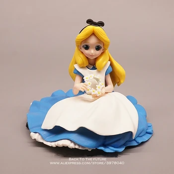 

Disney Alice in Wonderland princess 11cm Action Figure Model Anime Mini Decoration PVC Collection Figurine Toy model children