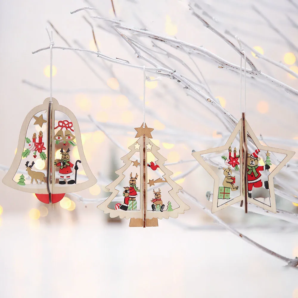 

Christmas Tree Pendant Hanging Home Ornament Christmas Decoration 2018 New Arrival Hot Sale