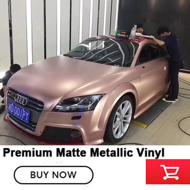 

1.52*20m Factory Produced New Product Car Vinyl Wrap Lightning Metal Vinyl rose gold Lightning Metal Vinyl
