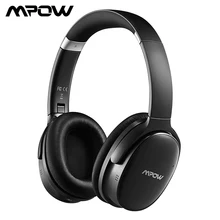 Mpow H10 Active Noise Cancelling Bluetooth Headphone HiFi Stereo ANC Wireless Wired Foldable Headset For PC