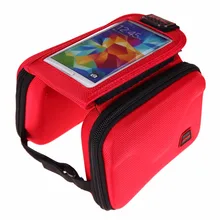 Outdoor MTB Road Bike Frame Saddle Bag Top Tube Bag Bike Tube Pannier Bicycle Pouch Cycling