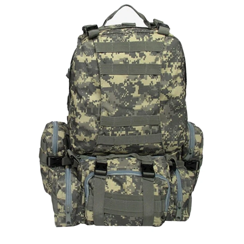 

NEW 206 Solid Nylon Outdoor Wearproof  Climbing Camping Hiking combined Trekking Travel Bags Military Tactical Backpack Leisure