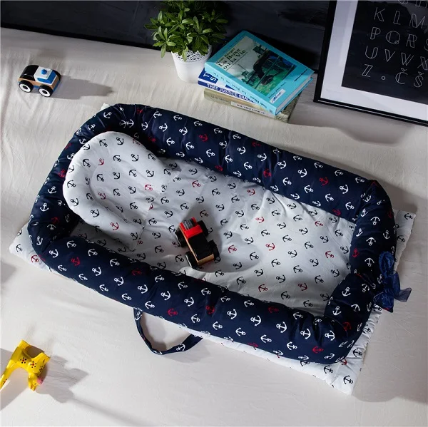 

Baby Washable Bionic Sleeping Bed with pillow Newborn Portable bed Removable Cradle For Nursery Baby Care Foldable Travel bed