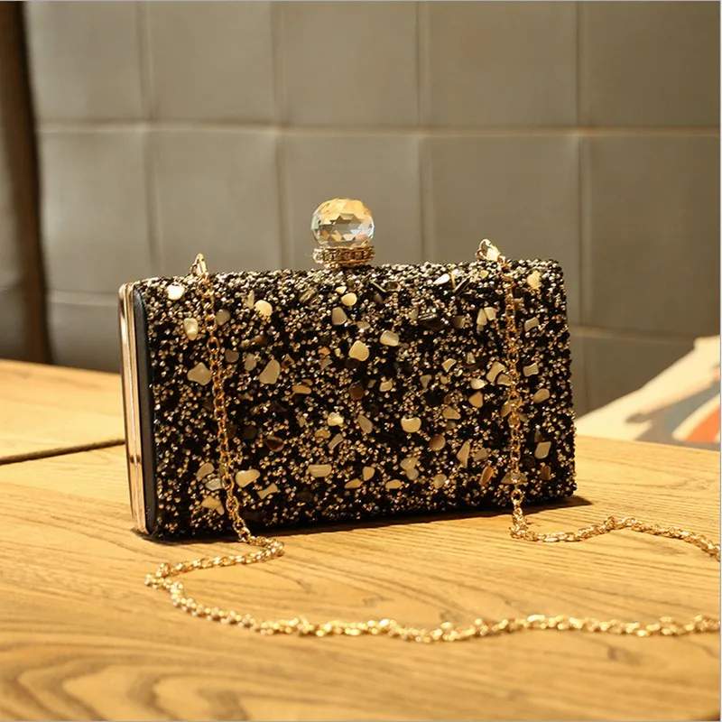 

Women Evening Bag Day Clutches Crystal Banquet Wedding Party Bag Beaded Evening Clutch Bag