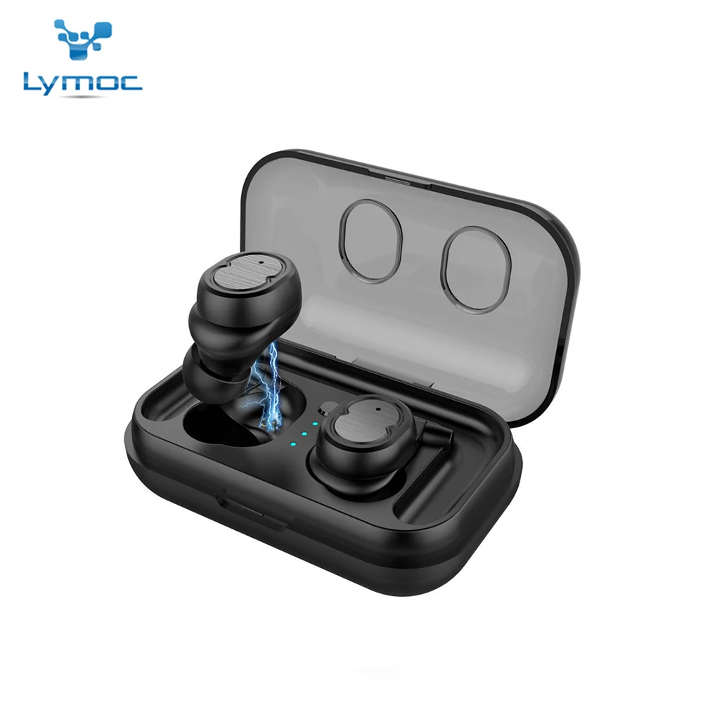 

LYMOC Touch True Wireless Headsets New IP010-a V5.0 HiFi Stereo Mini TWS Earbuds Auto Fast Paired Mic for iPhone Xiaomi Phone