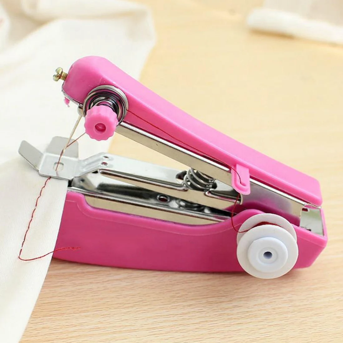 

Mini Sewing Machines Needlework Cordless Hand-Held Clothes Useful Portable Sewing Machines Handwork Tools Accessories