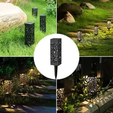 Водонепроницаемый для подсветки газона с питанием от солнечной панели садовые светильники для внутреннего двора уличный пейзаж лампа солнечное питание путь Спайк освещение