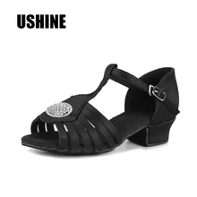 WX коричневый, черный Salsa Танцы обувь Zapatos De Baile Latino Mujer Туфли для латинских танцев для Для женщин девочек