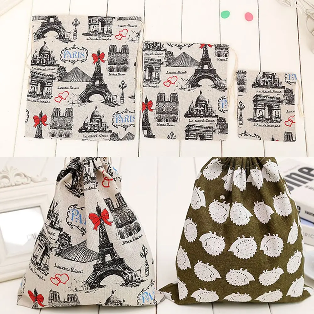

Premium Plain Canvas Storage Bag Eco-Friendly Shopping Tea/candy/smoking Package Drawstring Bag Small Cloth Bag Gift
