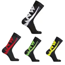 Унисекс новые удобные и дышащие носки для велоспорта Удлиненные мужские спортивные велосипеды беговые носки женские дышащие носки Большие размеры