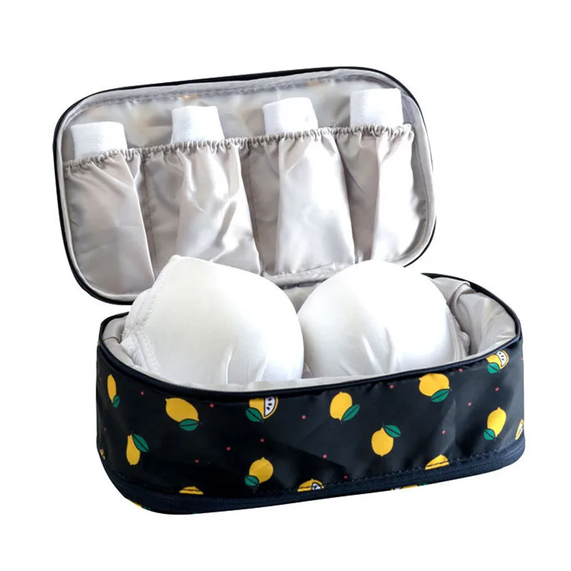 

2018 New Arrival Korean Bra Storage Bag for Women Pineapple Cactus Pattern Lovely Underwear Storage Organizer HC001