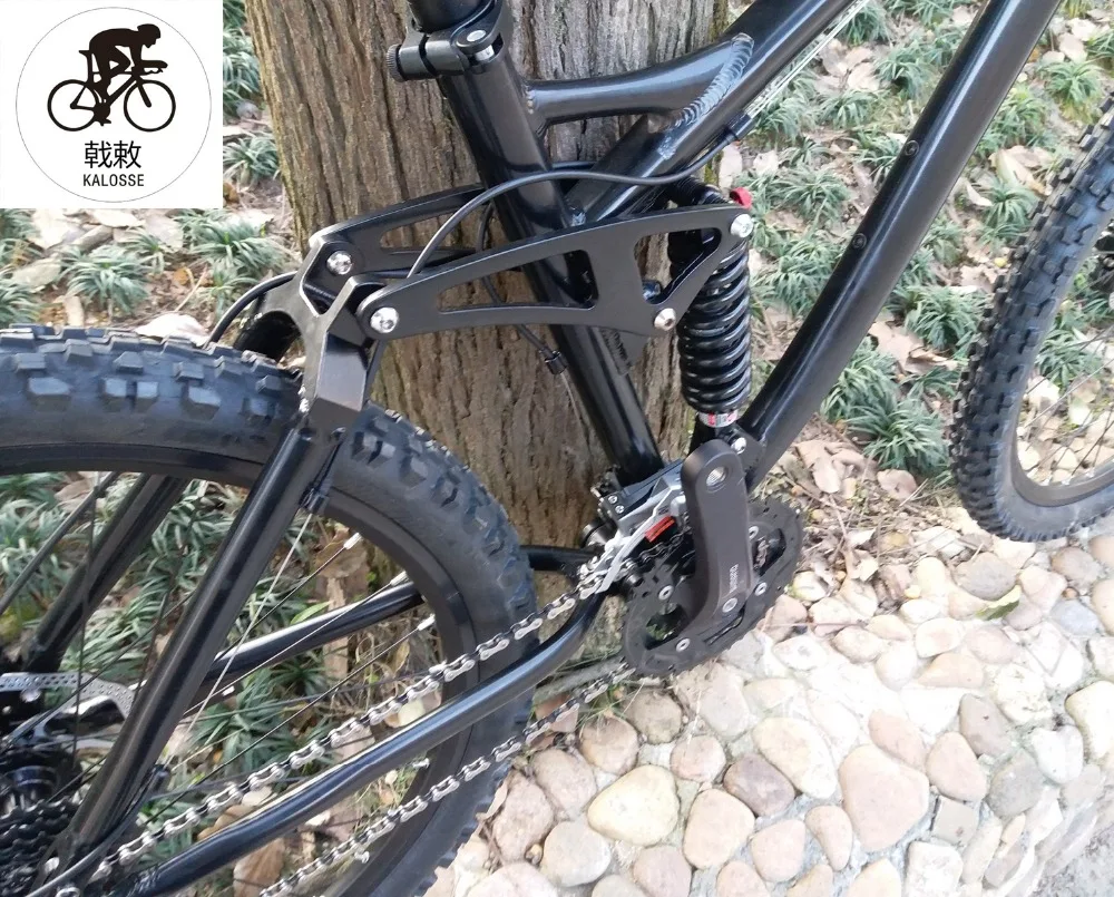 Discount Kalosse 3X9S aluminum alloy Soft-tail frame M4000 Hydraulic brakes mountain bicycle 26*2.35inch 27 speed 14 Discount Kalosse 3X9S aluminum alloy Soft-tail frame M4000 Hydraulic brakes mountain bicycle 26*2.35inch 27 speed 14