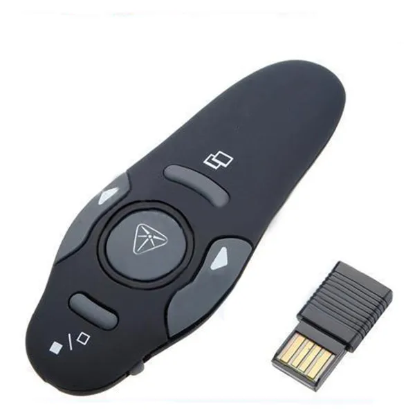 

Hot Sale Universal 2.4GHz USB Wireless Presenter with Red Laser Pointers Pen RF Remote Control PowerPoint PPT Presentation Mouse