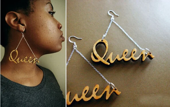 Новейшие королевские деревянные серьги с цепочками|earring with chain|earrings earringearrings wood |