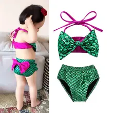 Для маленьких девочек, купальный костюм для плавания костюм купальник на возраст от 0 до 24 месяцев