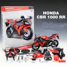Maisto 1:12 игрушечный мотоцикл CBR 1000RR имитационная модель DIY двигатель в сборе автомобиль детские развивающие игрушки Наборы