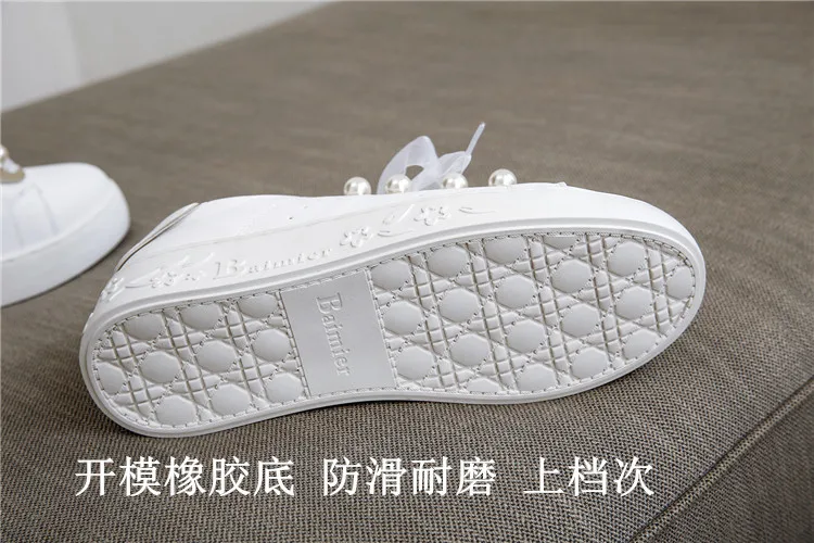 Silk Riband Pérola Sapatos Oxford Mulheres Mocassins