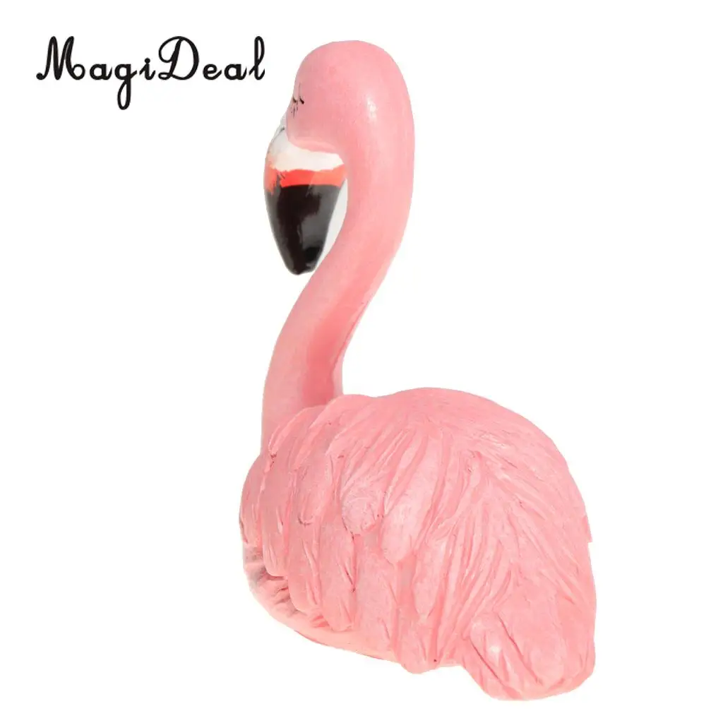 Chic Flamingo Ormament Figurines Sculpture Wedding Decor Home Decoration 8 Styles 8-15cm, Pink
