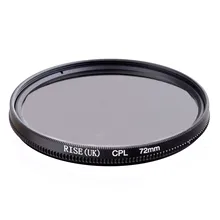 RISE 72 мм круговой поляризационный CPL C-PL фильтр объектив 72 мм для Canon NIKON sony Olympus камера