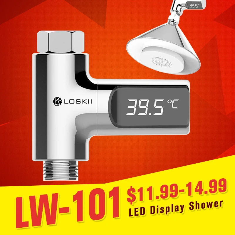 

In Stock LW-101 LED Digital Smart Home Temperature Display Instant Heating Electric Water Temperture Meter Monitor For Baby Care