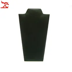 Классический ювелирный Дисплей подставка держатель маленькое колье Дисплей стойка для карт Frame в черный кожзам 12,3 см * 22,5 см S