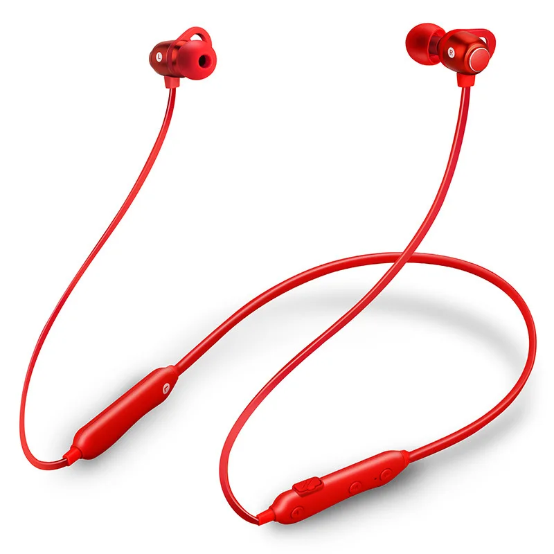 

Mini bluetooth 5.0 wireless earphone stereo earbuds sport neckband earphone with microphone