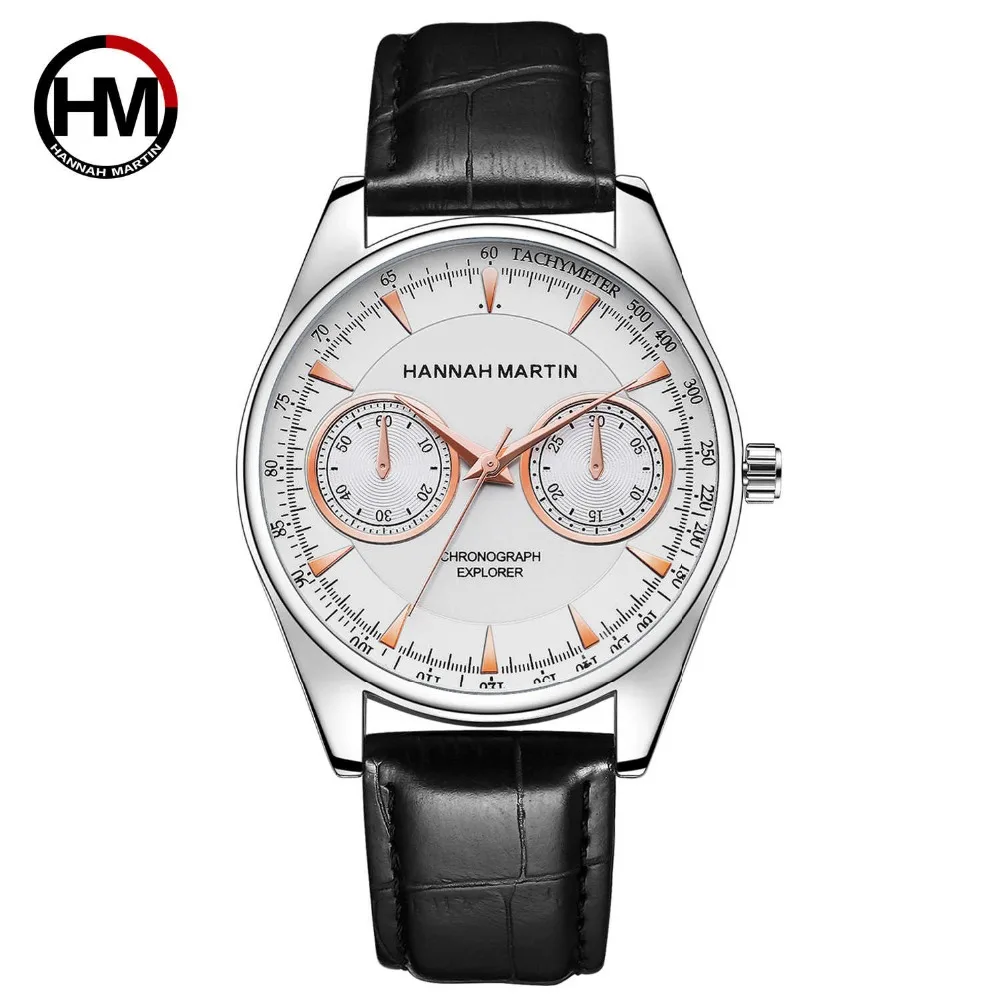 Часы Hannah Martins мужские спортивные водонепроницаемые|hombre|hombre reloj |
