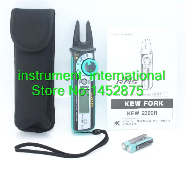 

KYORITSU 2300R True RMS Fork Current Tester Meter Non Contact Zero Adjust