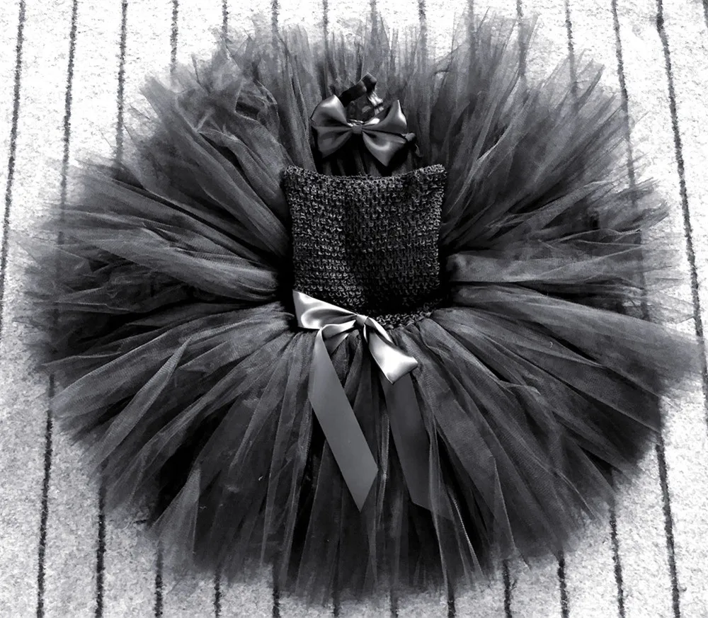 black tutu dress halloween