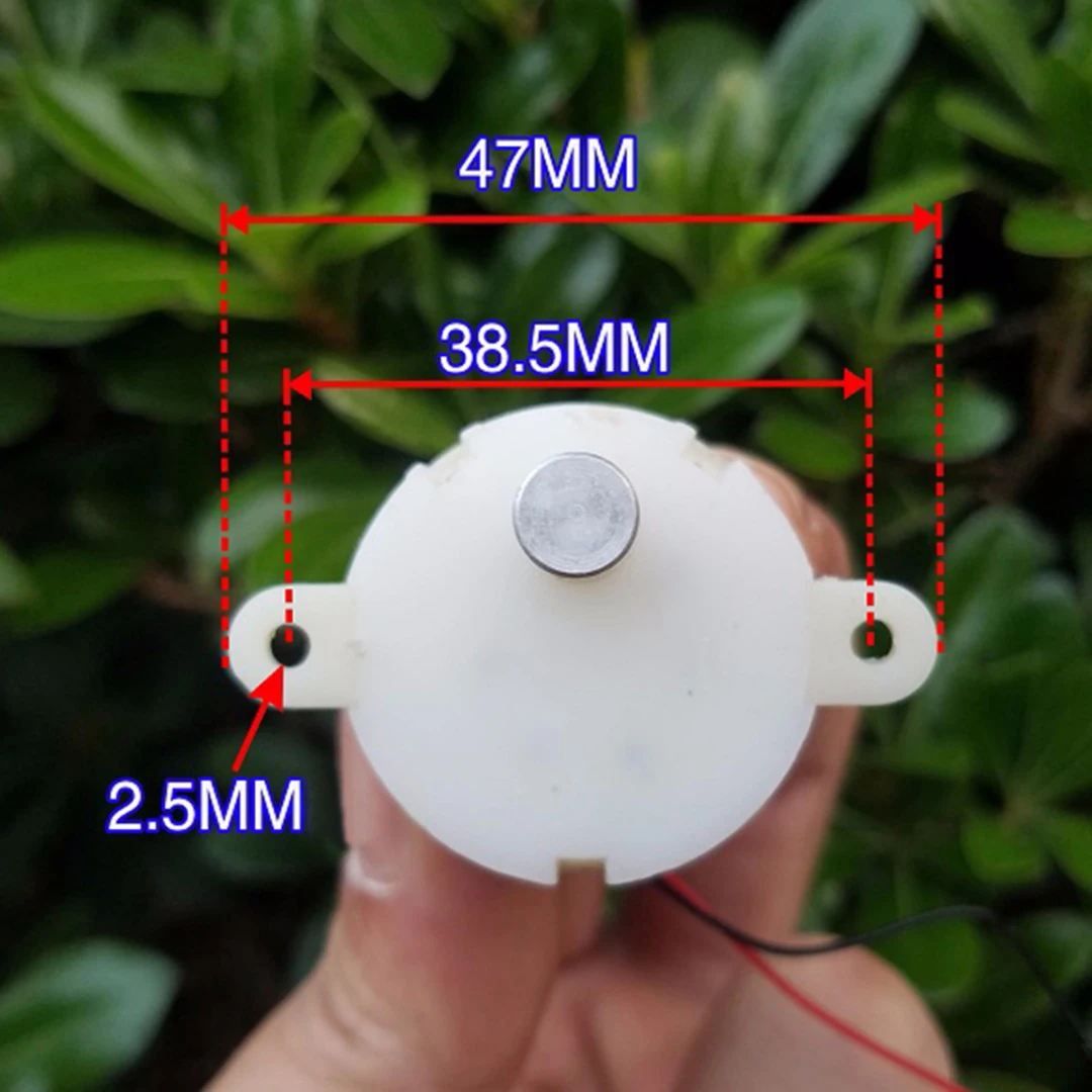 

DC 5V-12V 18RPM Mini Worm Electric Gear Box Motor Speed Reduction Slow Speed For DIY Model