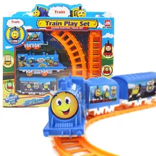 Hot Interesting Children Toy Train Assembling Track Train Model Children Intelligence Education Toy Train Model Toy