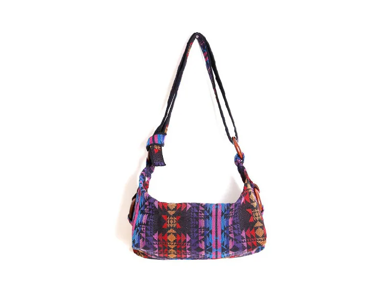  striped Hobo Cotton Sling Cross Body  women Messenger Shoulder Bag Hippie Boho Bohemian Light adjustable strap DIy Handbag womens   (9)
