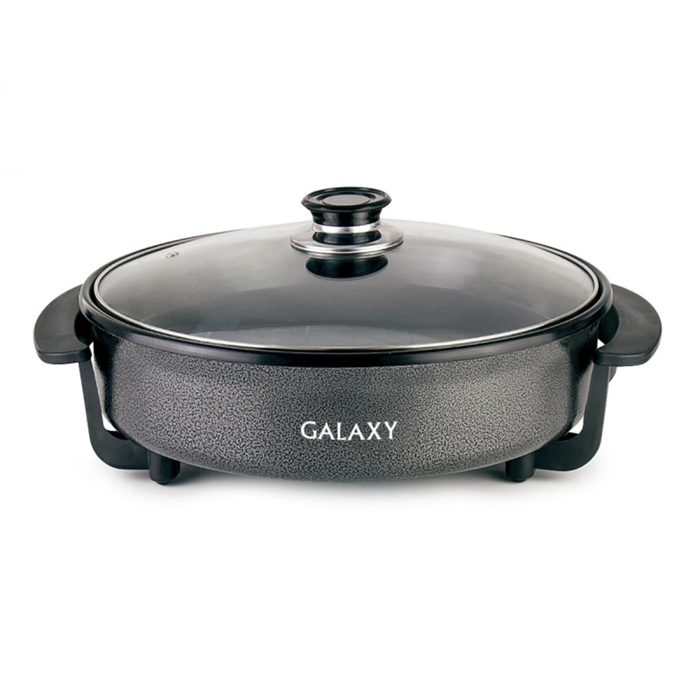 Электросковорода Galaxy GL 2660 (Мощность 1700 Вт, регулятор температуры, индикатор работы, внутренний диаметр 32 см, глубина 4 см)