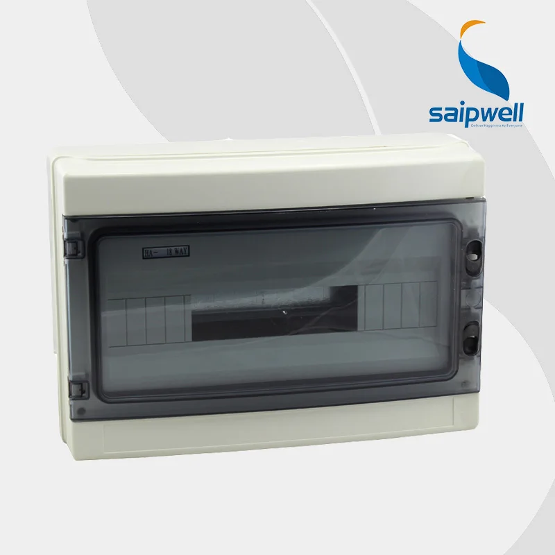 Saipwell 2014 Hot Plastic Distribution Box IP66 18 ways Waterproof Distribution Box HA 18 High