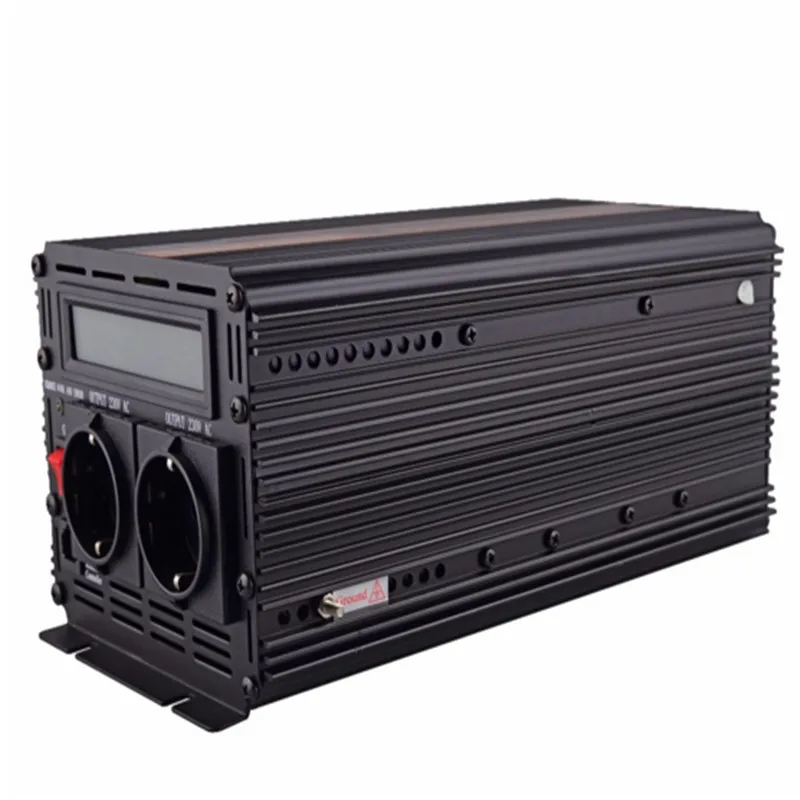

EDECOA 12V 220V pure sine wave power inverter with UPS and battery charger function 1500w 3000w peak power